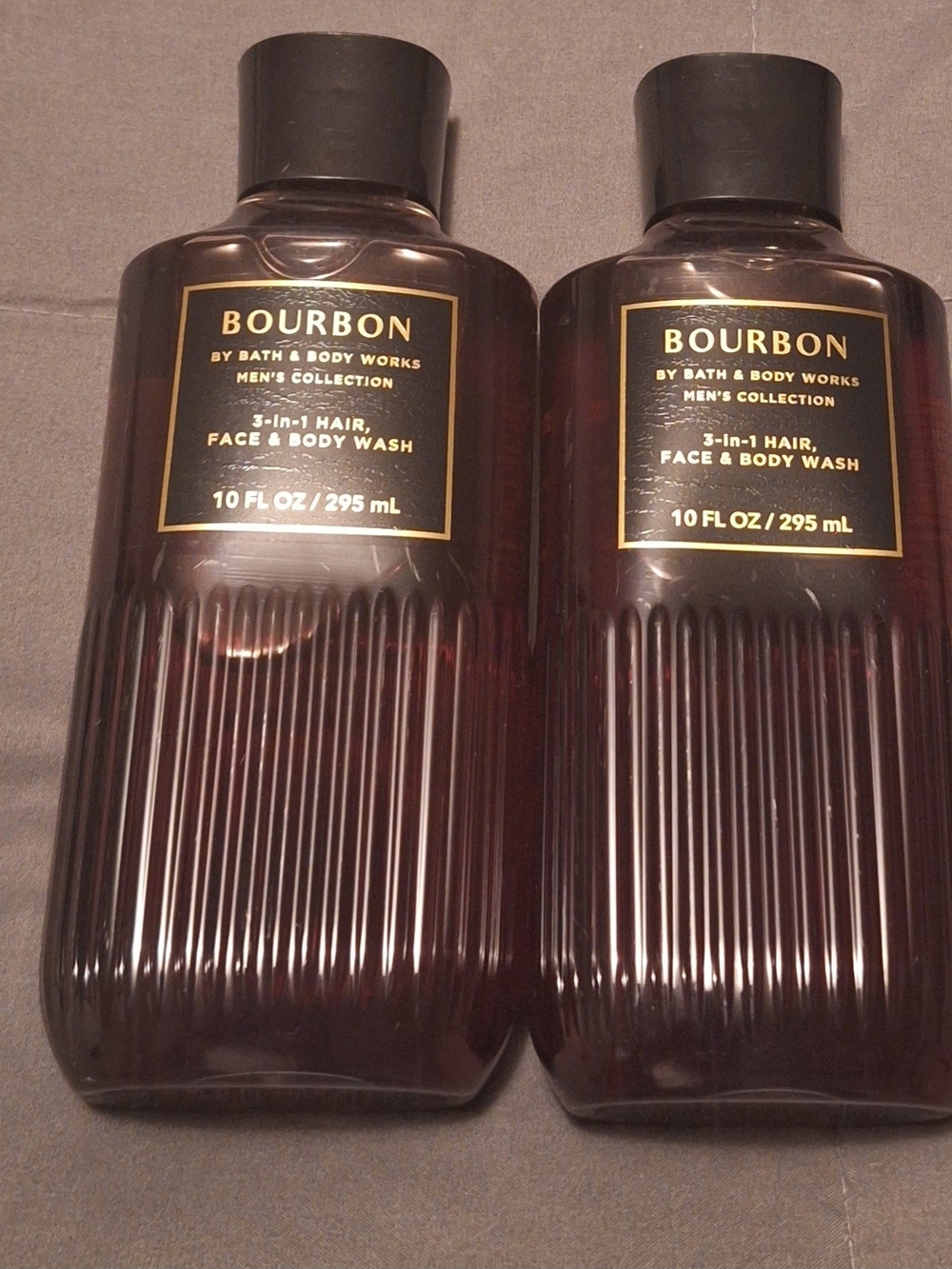 Bath & Body Works Bourbon Men's 3-in-1 Wash - Dark Brown Bottles